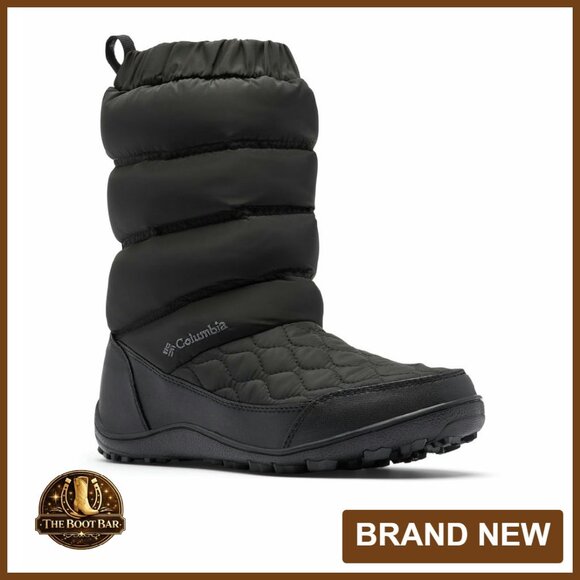 Women's Waterproof Insulated Slip-On Snow Boots Omni-Tech Winter